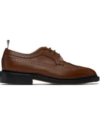 Thom Browne Brown Longwing Brogue Oxfords Med