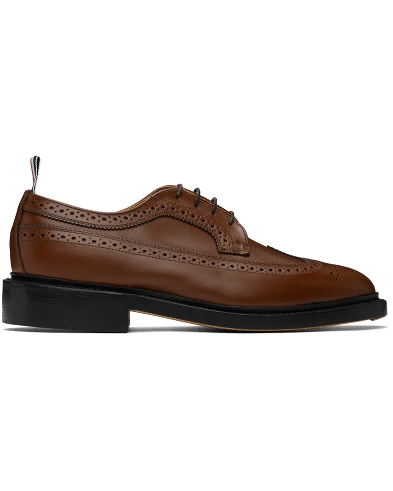 Thom Browne Brown Longwing Brogue Oxfords Med