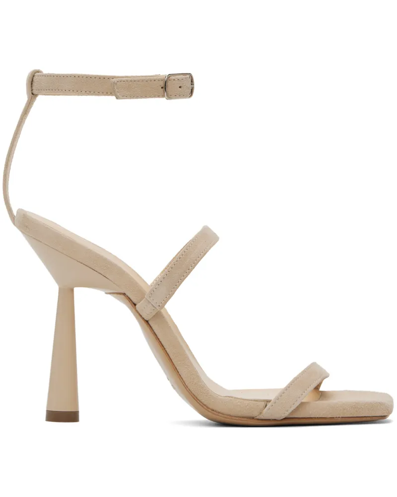 Gia Borghini Beige Adaline Heeled Sandals 4505