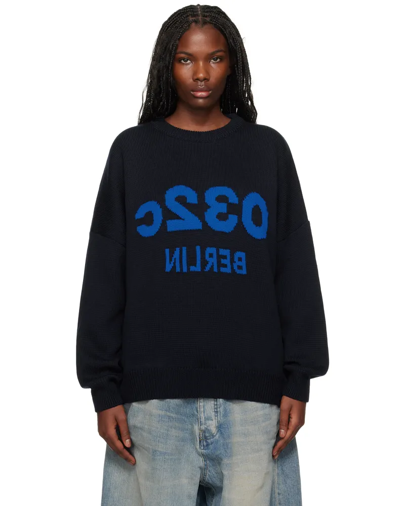 032c Navy Selfie Sweater Dark