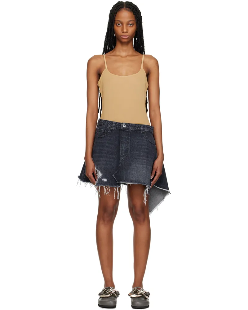 J.W.Anderson Beige Deconstructed Minidress 132