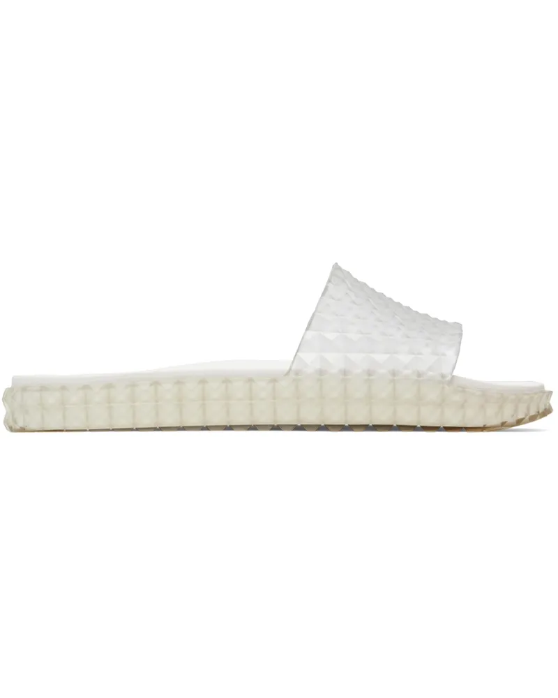 Y/PROJECT White Melissa Edition Court Slides Clear