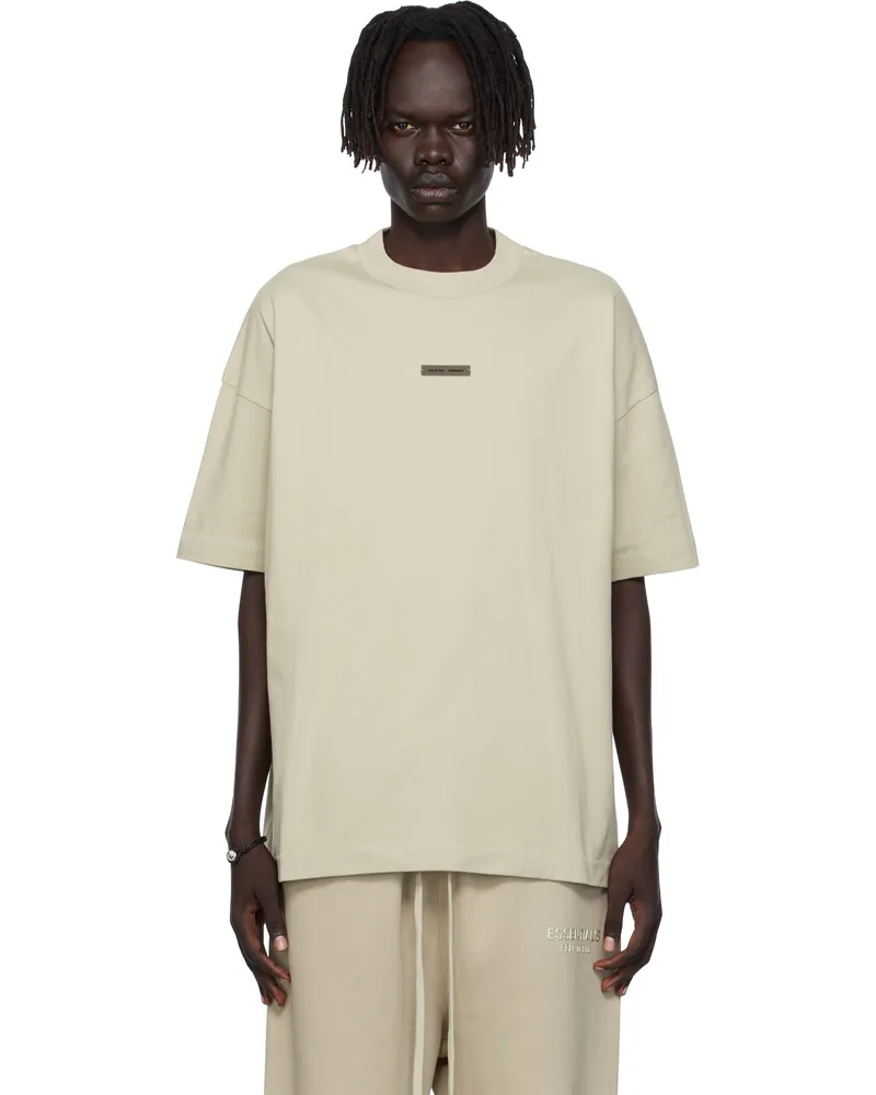 Fear of God Taupe Classic Fit T-shirt Abbey