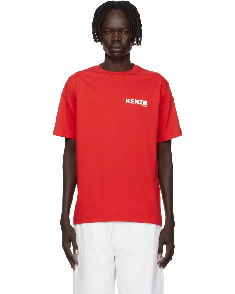 Kenzo Red Kenzo Paris 'Boke Flower 2.0' T-shirt Medium