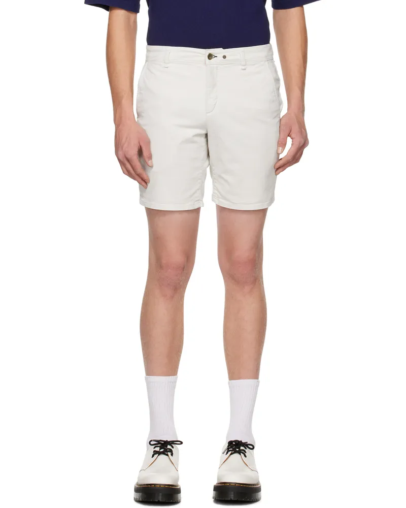 Rag & Bone Off-White Perry Shorts Chalk