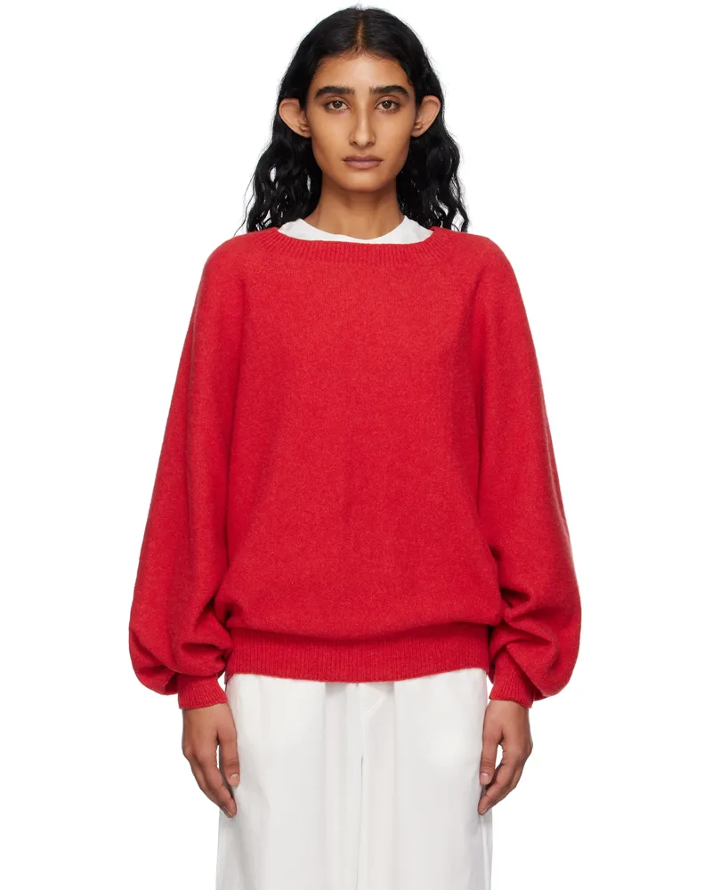 Baserange Red Soar Purl Sweater Melograno
