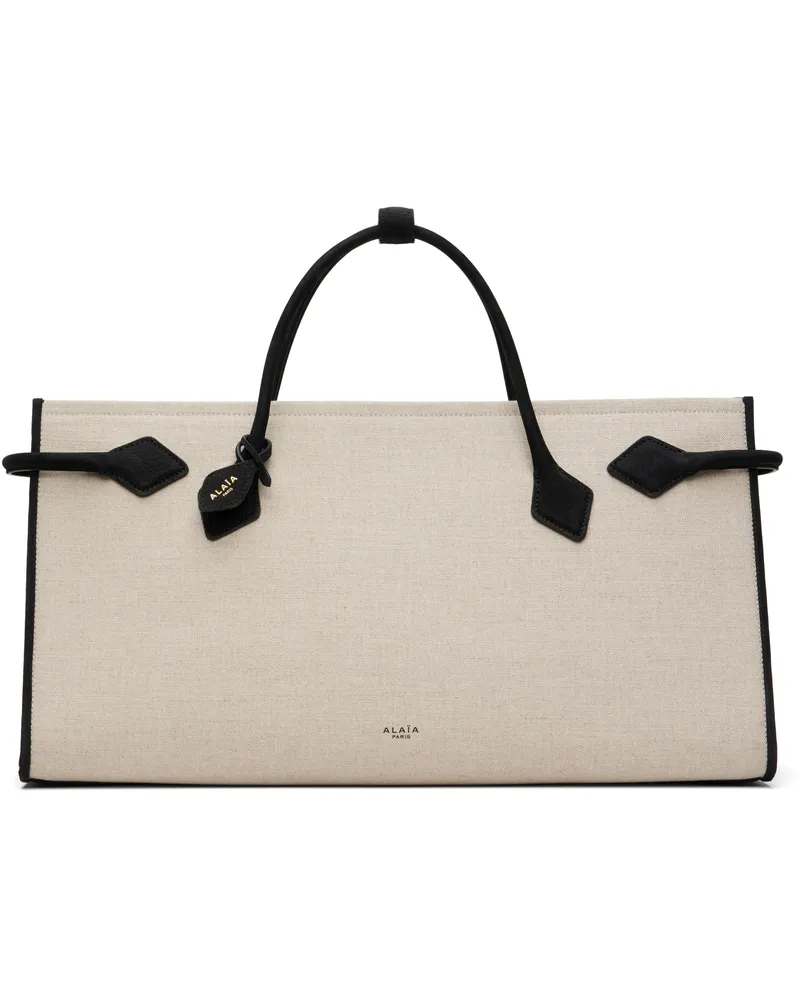 Alaïa Beige & Black 'Le Teckel' Tote 999