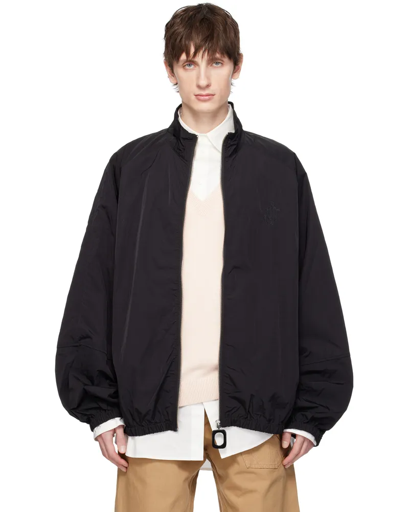 J.W.Anderson Black Raglan Sleeve Track Jacket 999