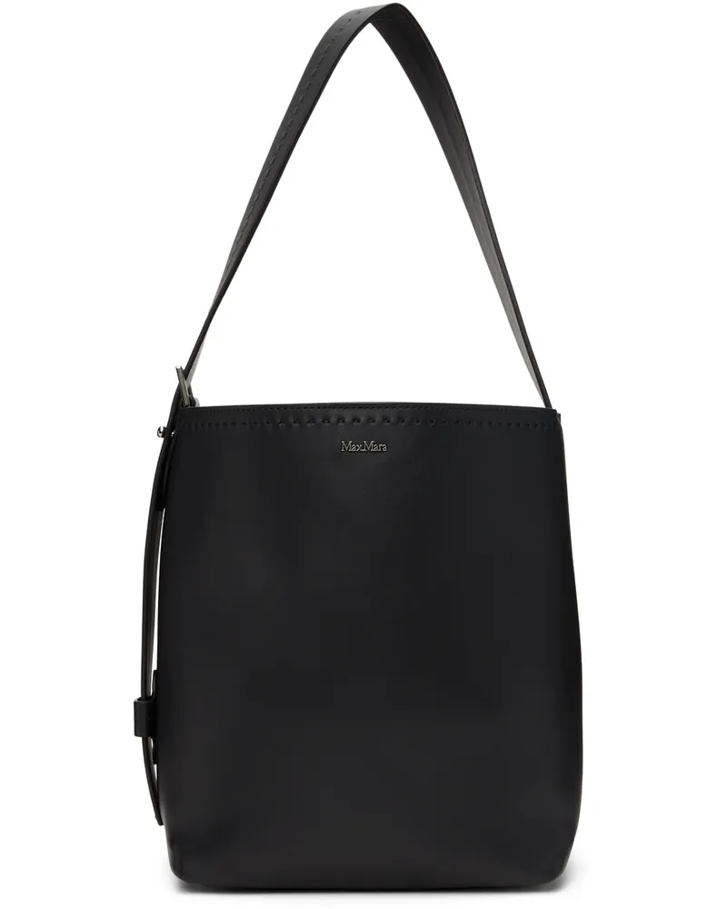 Max Mara Black Small Leather Archetipo Tote 5