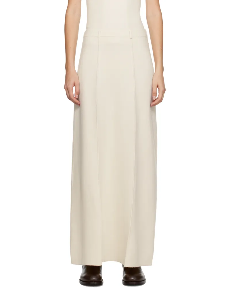 Lisa Yang Off-White Ameline Maxi Skirt Cr