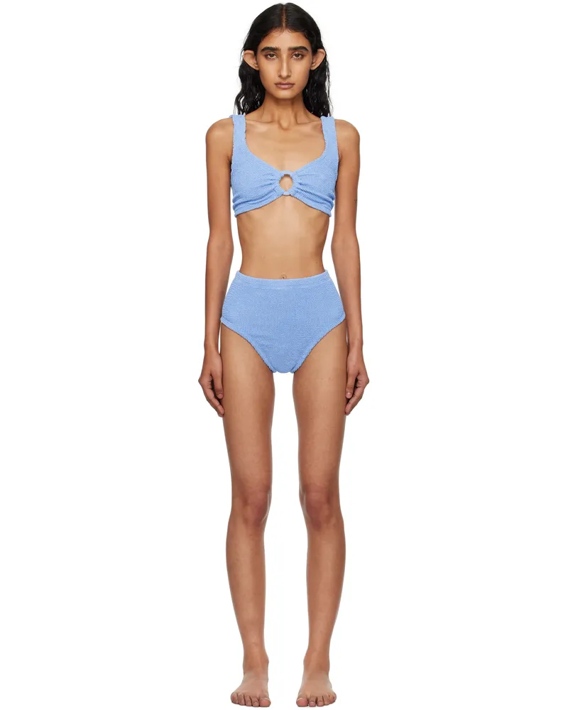 Hunza G Blue Nadine Bikini Cornflower