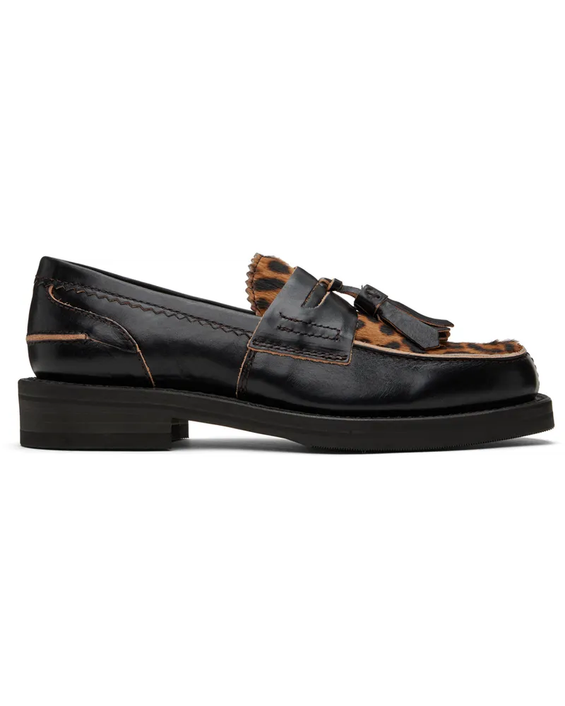 Our Legacy Black & Brown Tassel Loafer Honky