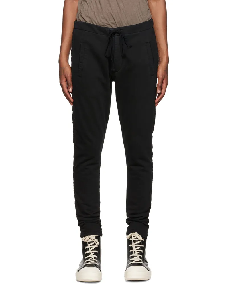 Greg Lauren Black Tux Lounge Pants Black