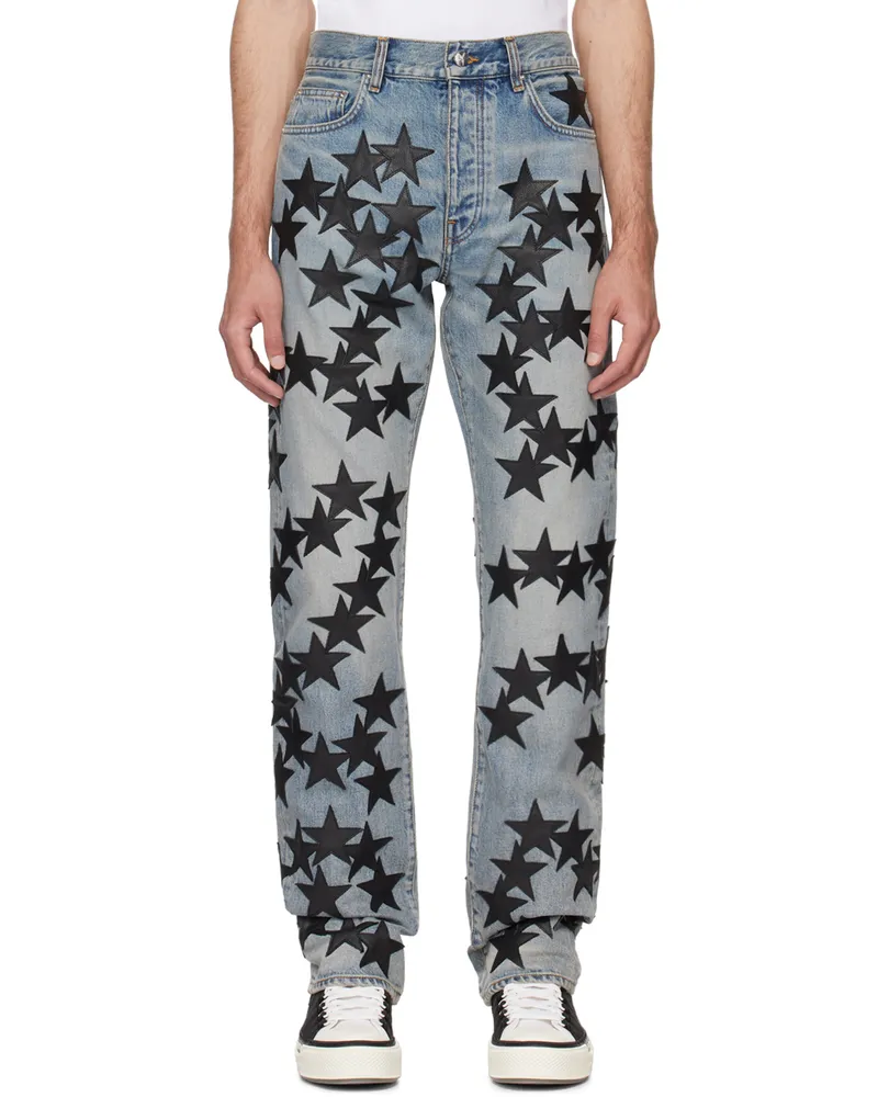 Amiri Blue Chemist Straight Jeans Perfect