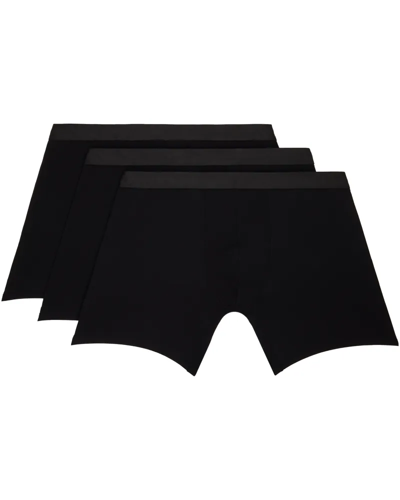 CDLP Three-Pack Black Long Boxer Briefs Black