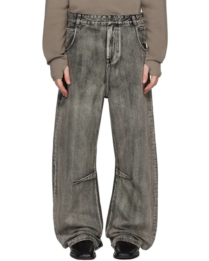 Entire Studios Gray Gem Jeans Chargrill