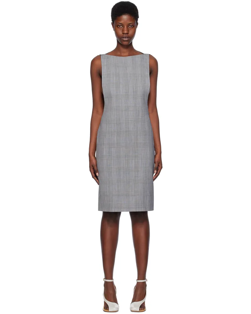 COPERNI Gray Cape Minidress 601b