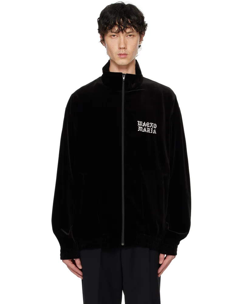 Wacko Maria Black Velvet Track Jacket - bei MyBestBrands shoppen