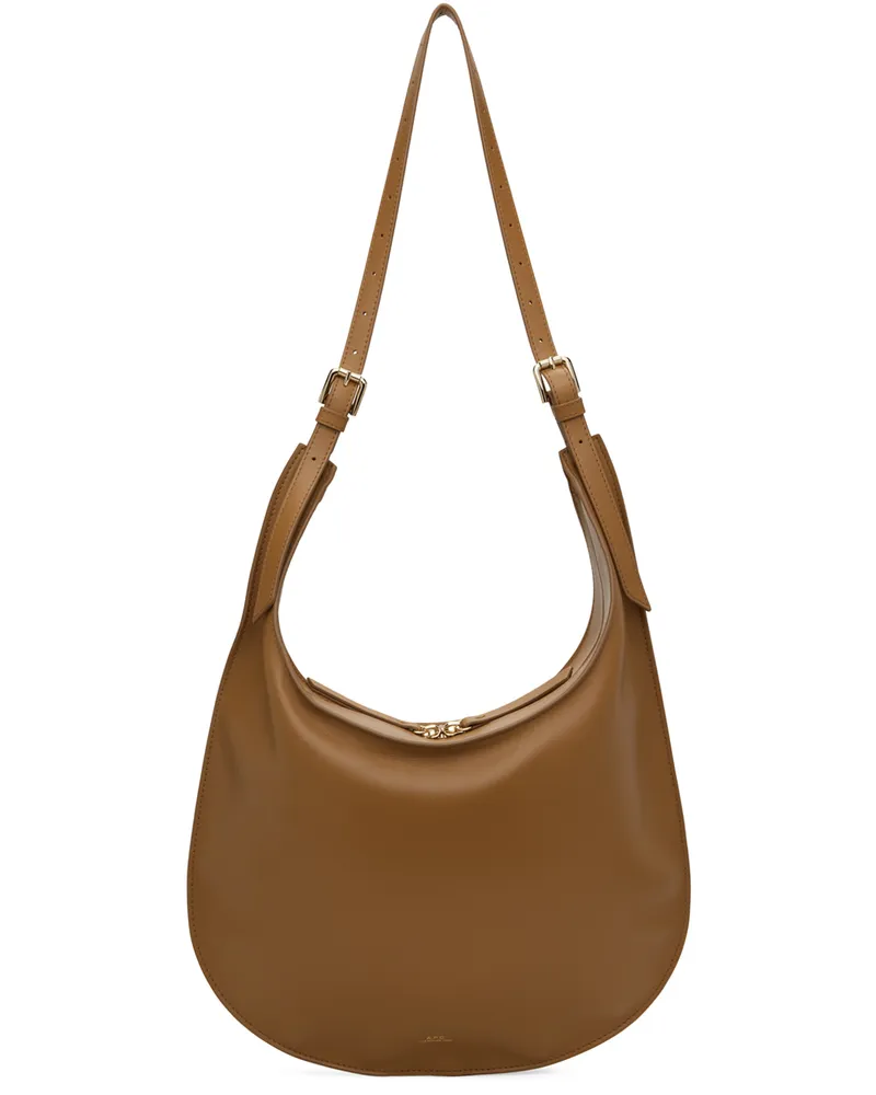 A.P.C. Tan Iris Bag Caf