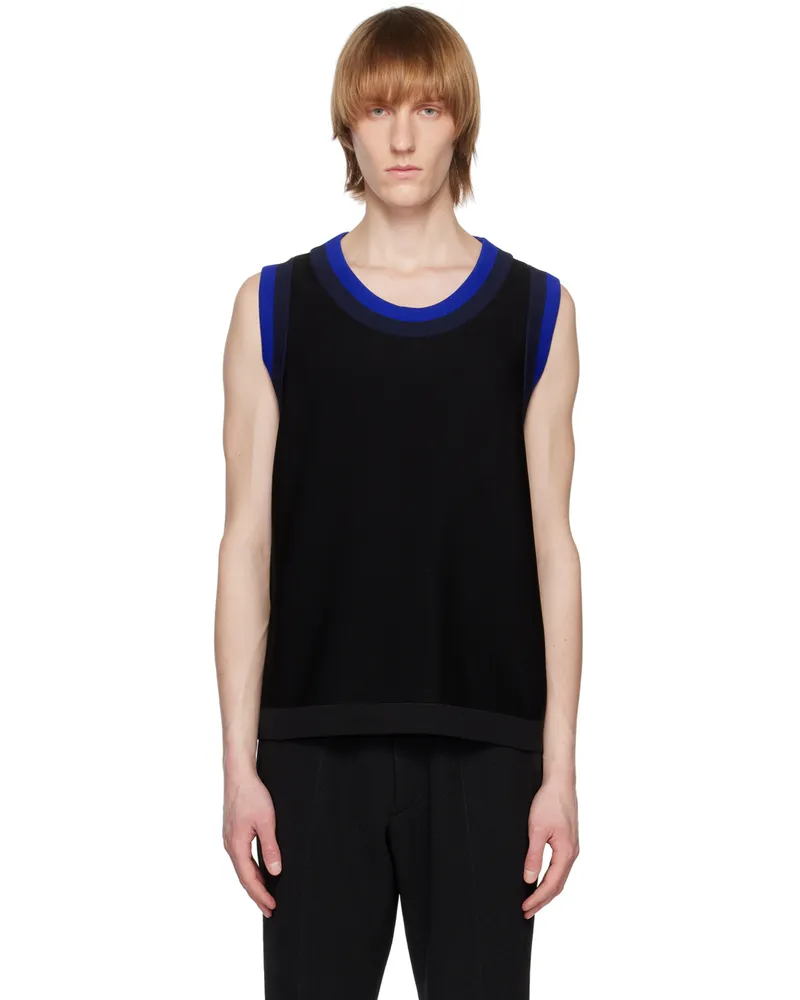 CFCL Black Garter Tank Top Black