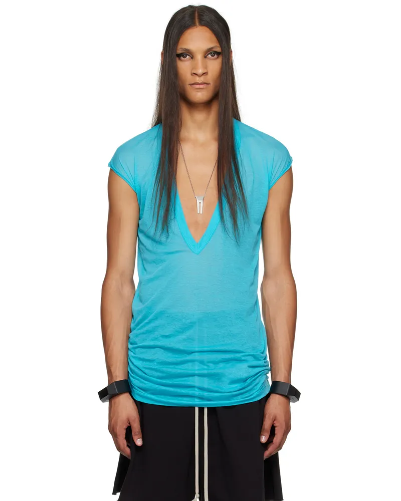 Rick Owens SSENSE Exclusive Blue KEMBRA PFAHLER Edition Dylan T-Shirt 106