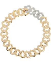 Max Mara Gold & Silver Oliver Necklace Gold