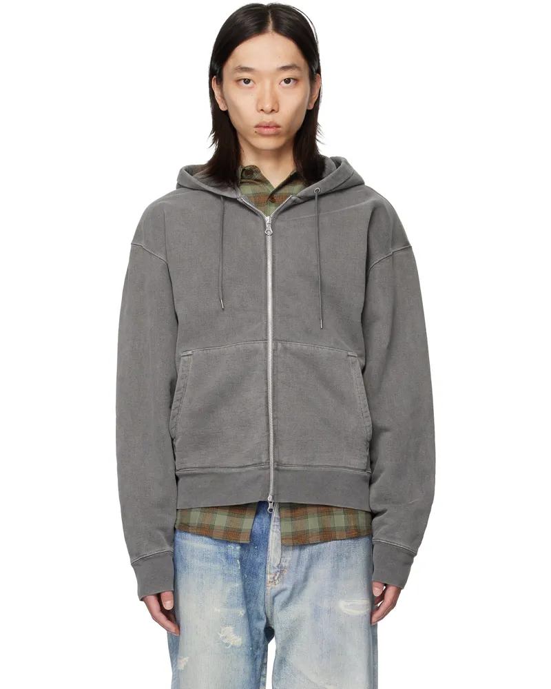 Our Legacy Gray Rascal Hoodie Worn