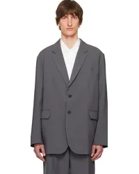 FRANKIE Shop Gray Beo Blazer Charcoal