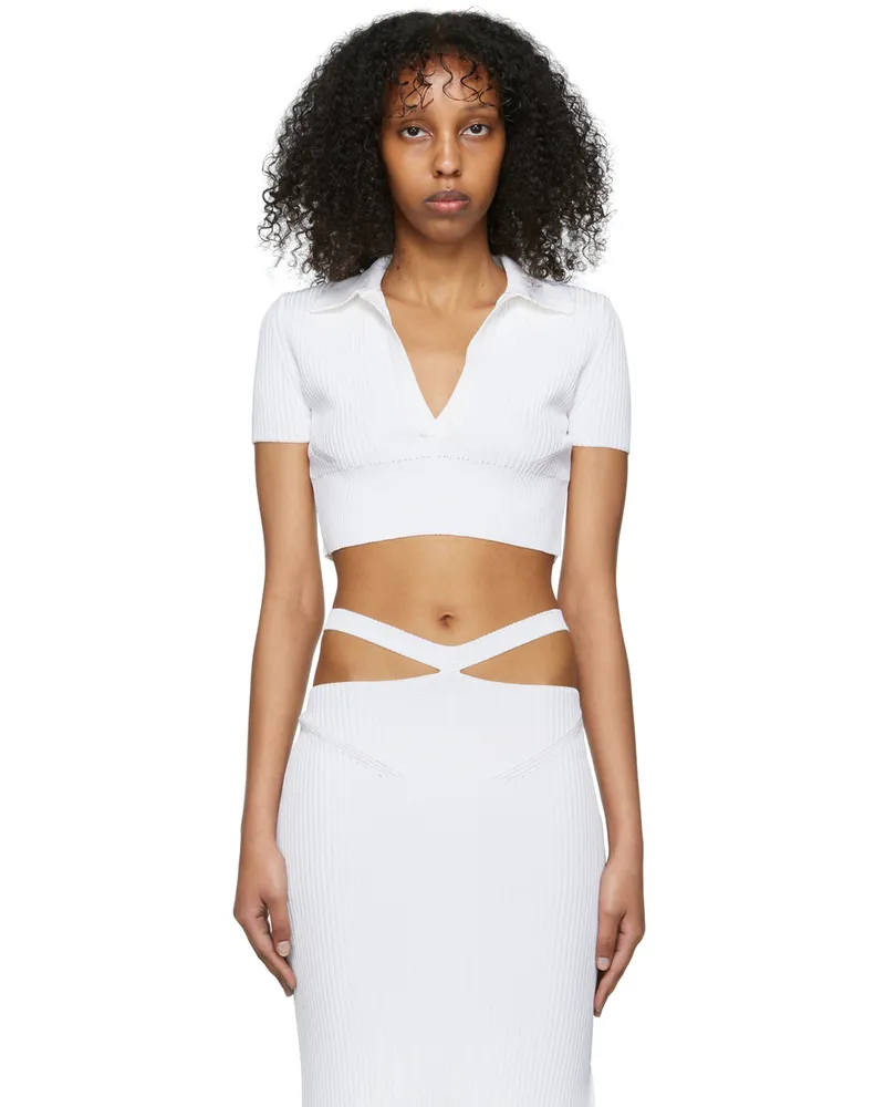 Anna October SSENSE Exclusive White Sicily Polo White