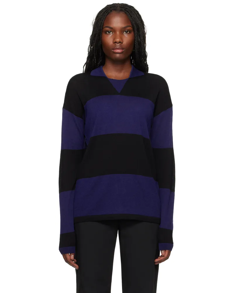 GIMAGUAS Navy & Black Jess Polo Navy