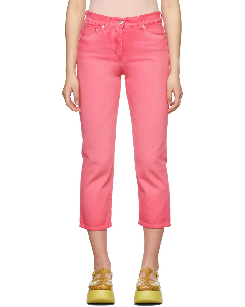 MSGM Pink Faded Jeans 14