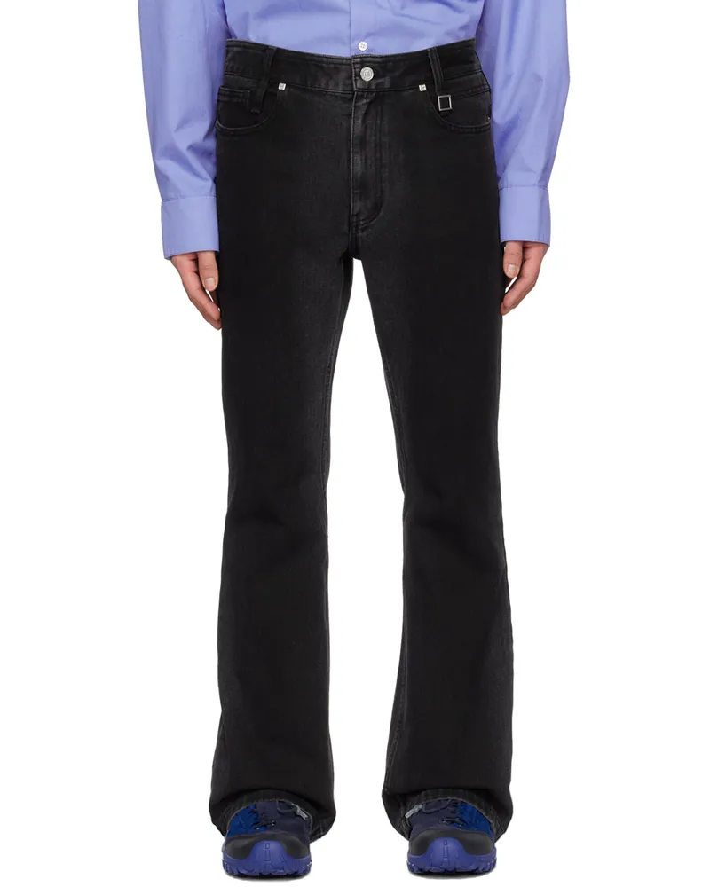 Wooyoungmi Black Washed Jeans 990g