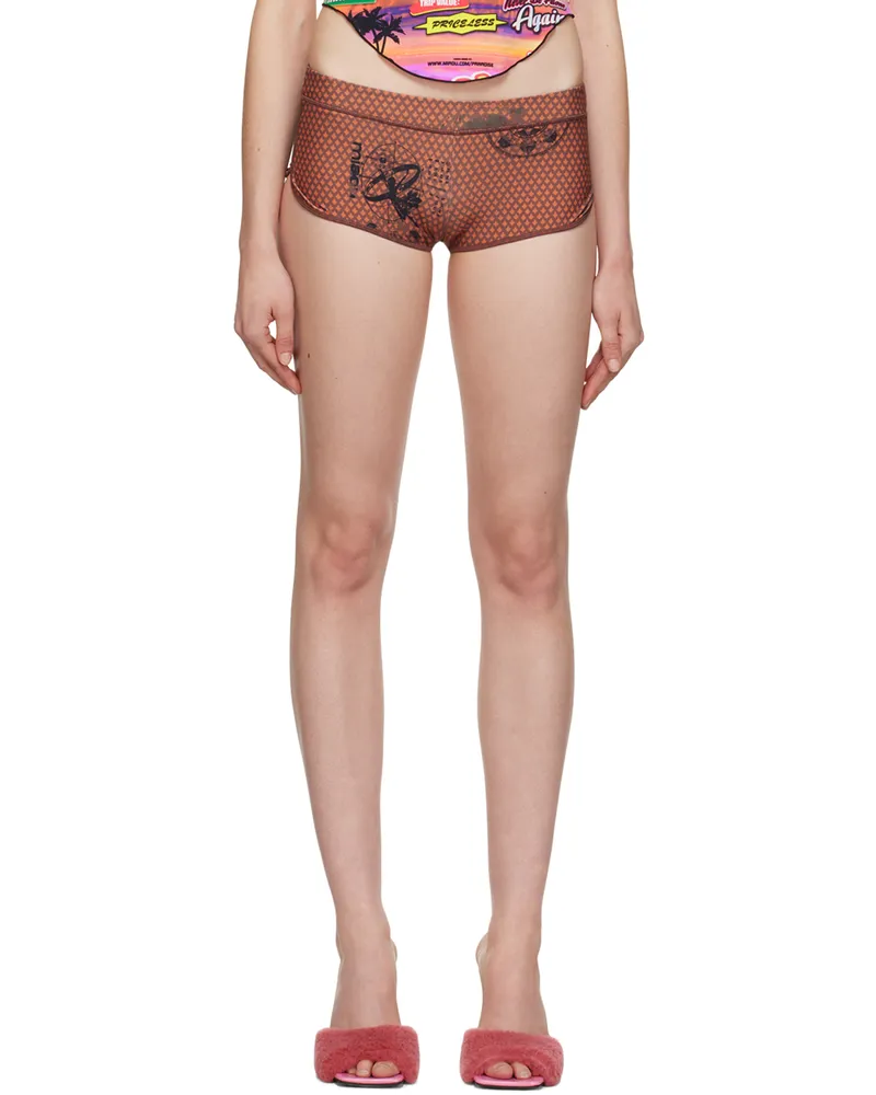 Miaou Brown Frankie Shorts Atlas
