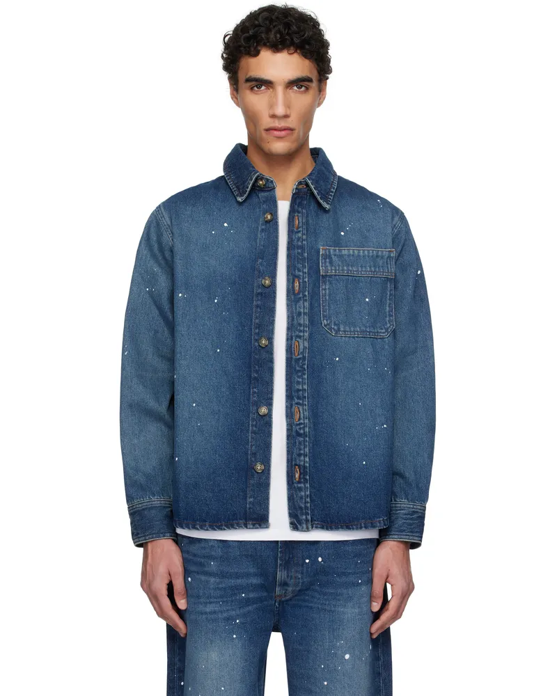 A.P.C. Blue Basile Denim Shirt Ial