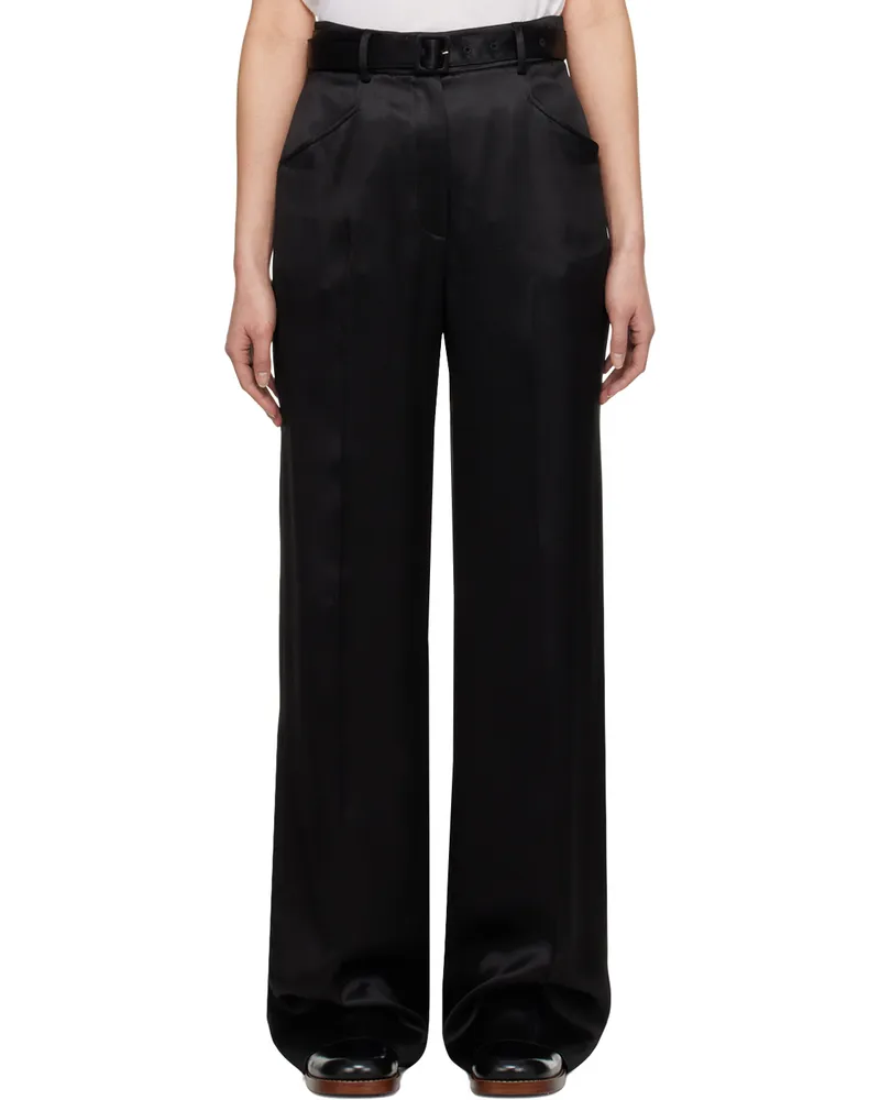 Gabriela Hearst Black Norman Trousers Blk