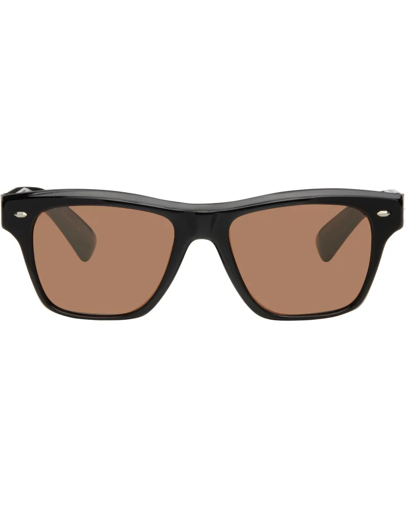 Oliver Peoples Black Oliver Sixties Sunglasses Persimmon