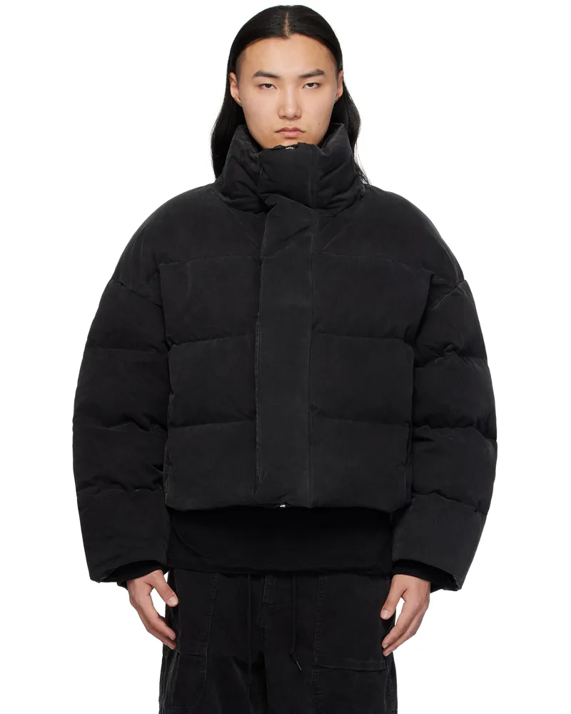 Entire Studios Black MML Puffer Down Jacket Iron