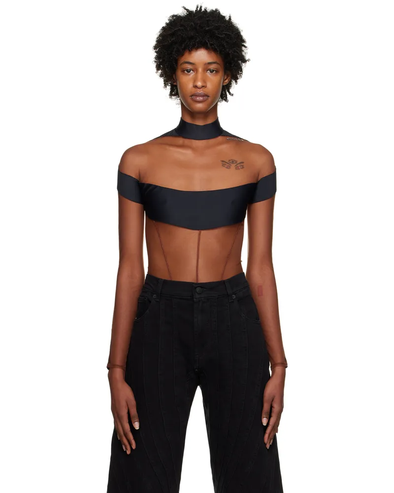 Thierry Mugler Black Illusion Bodysuit 19992
