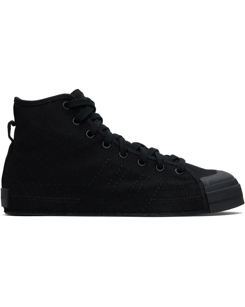 Y-3 Black Nizza Hi Sneakers Black