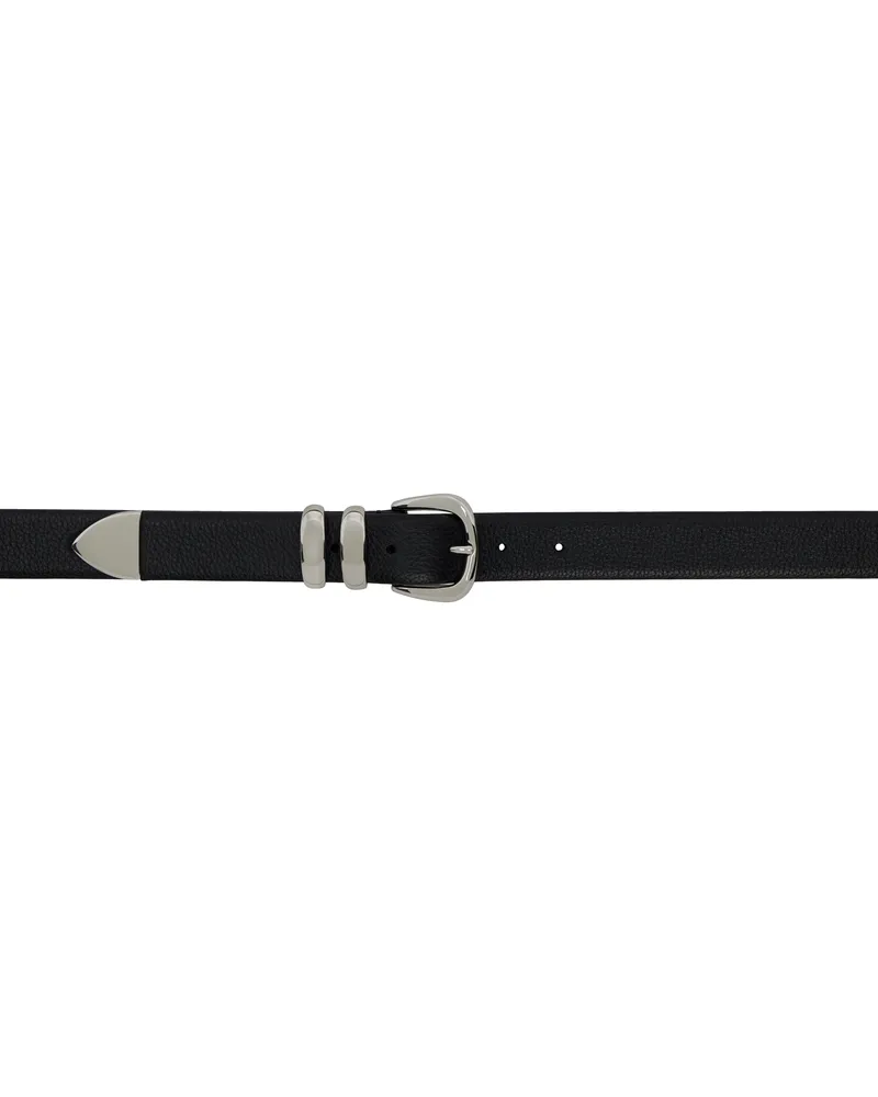 Anderson's Black Grained Calfskin Hardware Belt N1