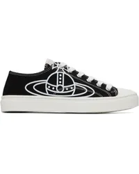 Vivienne Westwood Black Plimsoll Low-Top Sneakers Ss24-n401