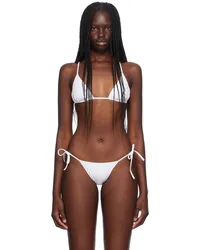 Eres White Mouna Bikini Top 111100p