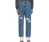 Indigo Distressed Jeans