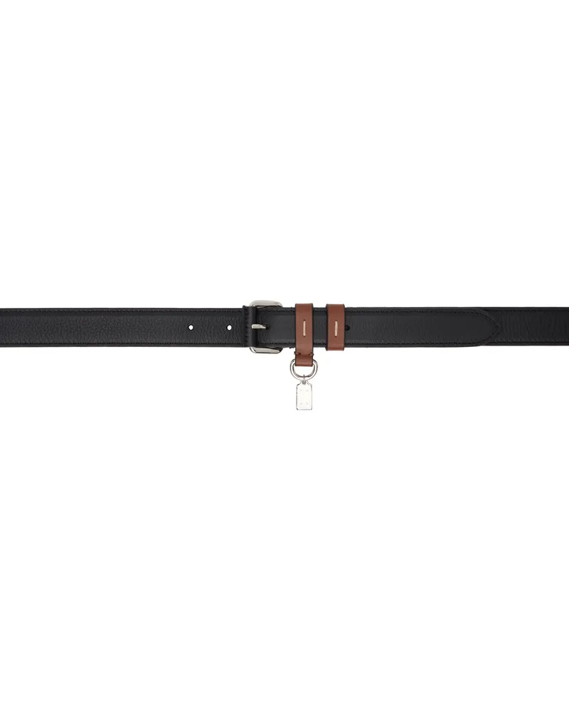 Maison Margiela Black & Brown Contrast Belt Ha755