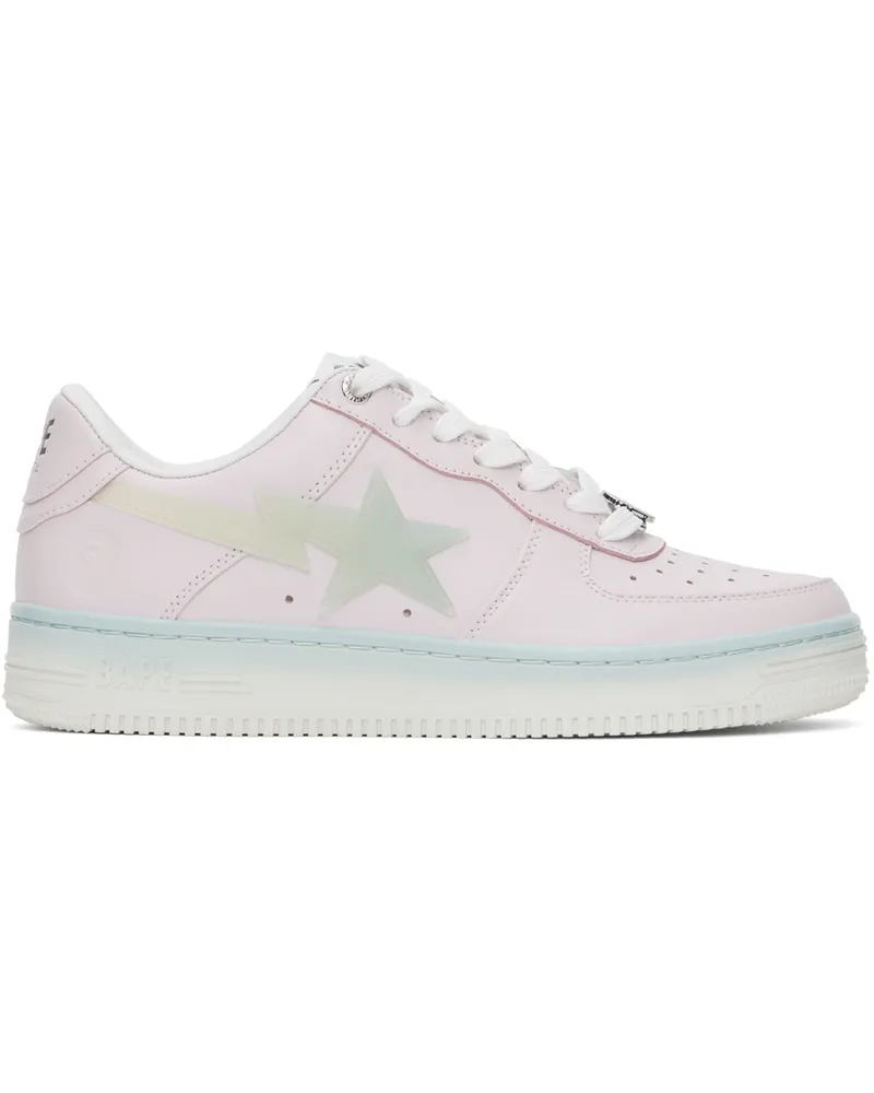 BAPE Pink & Blue Sta #5 M1 Sneakers Purple