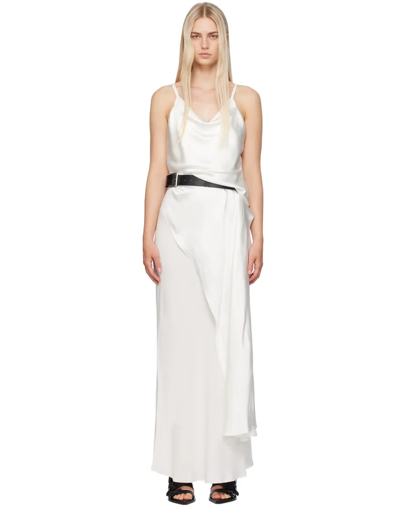 Ann Demeulemeester Off-White Nura Slip Maxi Dress 002