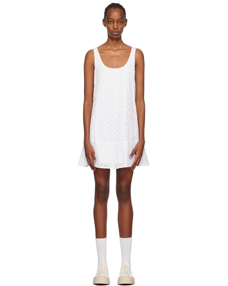 Kenzo White Patch Minidress Off