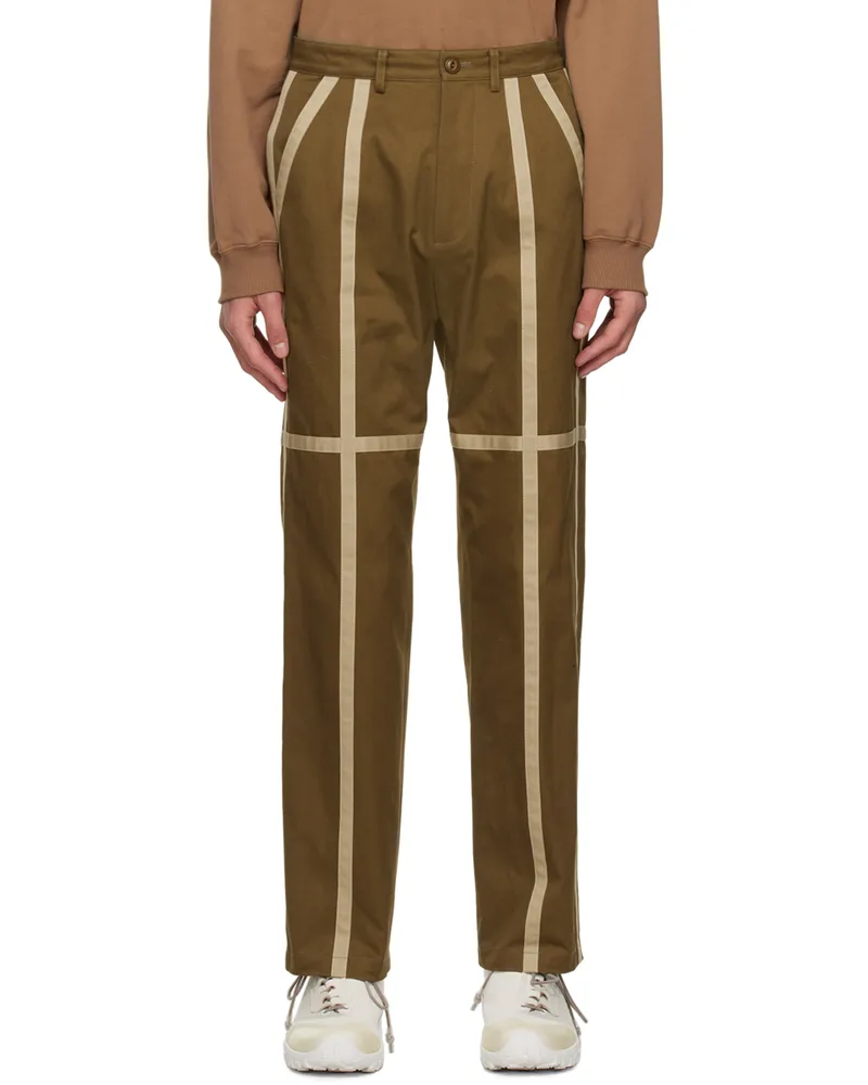 Kijun SSENSE Exclusive Brown Trousers Brown
