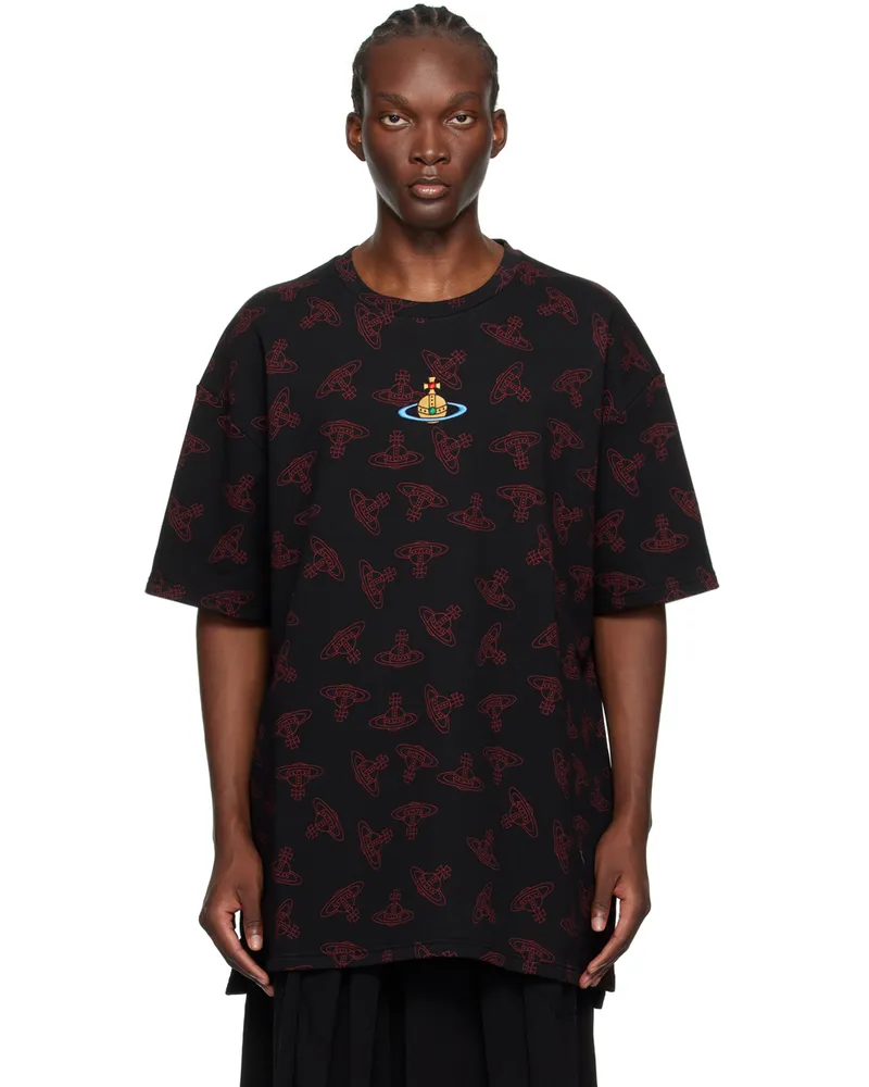 Vivienne Westwood Black Oversized T-Shirt Aw24-black