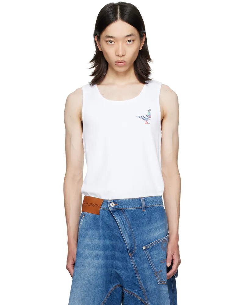 J.W.Anderson White Pigeon Tank Top 001